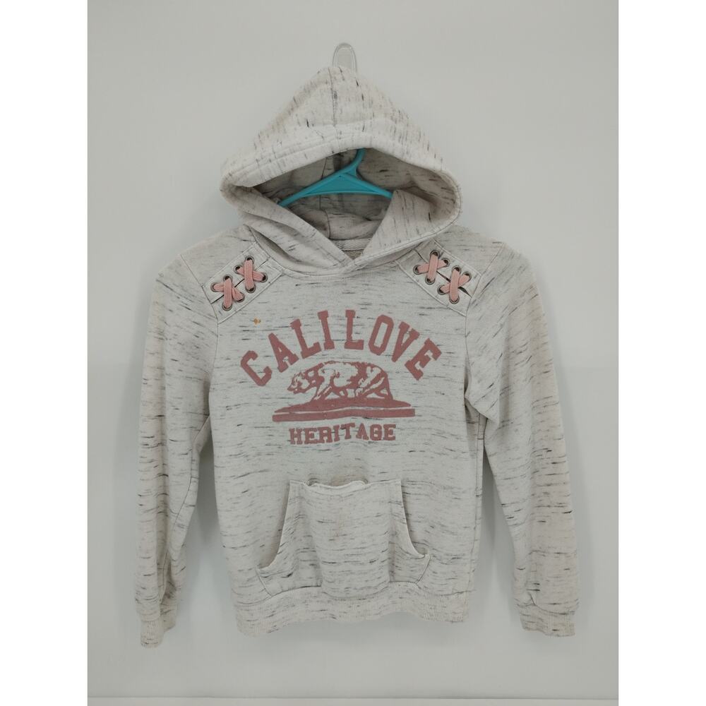 Reflex Kids Cali Love Hoodie Sweatshirt California Republic Bear size 6